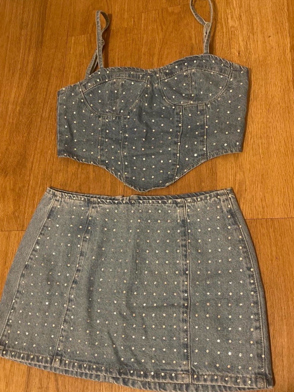diamonds and denim set